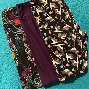 3 LulaRoe TC leggings
